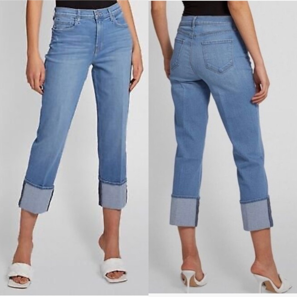 L'Agence Camila High-Rise Cropped Jeans‎